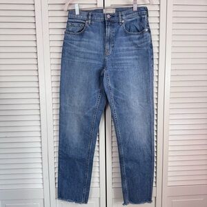 Everlane The Cheeky Jeans Raw Hem Ankle Size 28 Regular